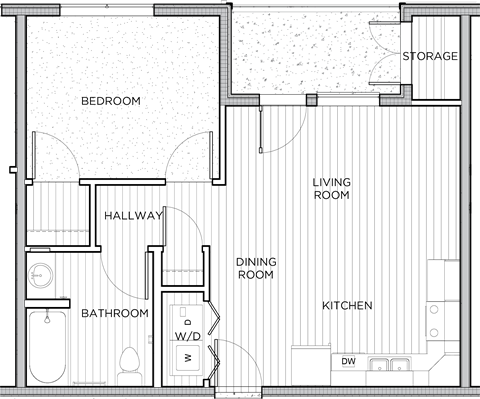 deer creek 1 bed 1 bath 568 sf